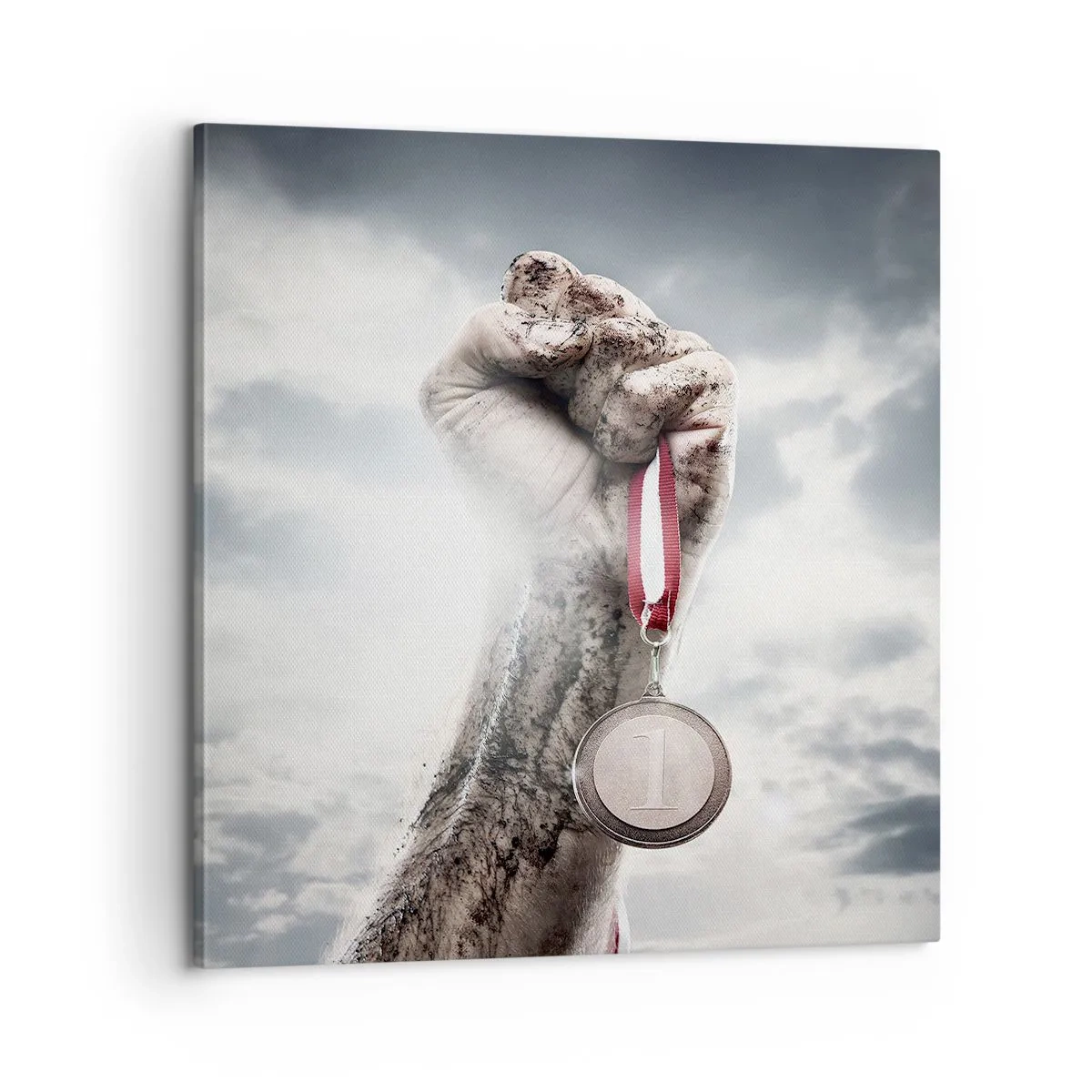 Schilderen op canvas - Per aspera ad astra - 60x60 cm