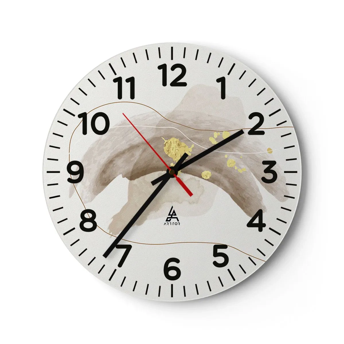 Wandklok - Klok - Ontmoet in de ruimte - 30x30 cm