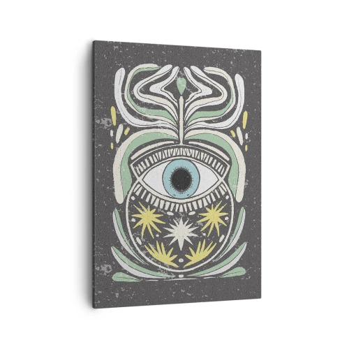 Schilderen op canvas - Tribale rituelen - 50x70 cm