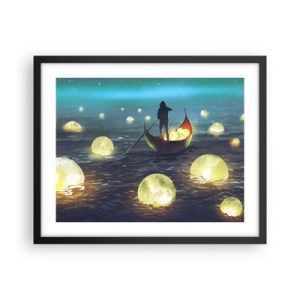 Poster in een zwarte lijst - Dingen waar filosofen nooit van hebben gedroomd - 50x40 cm