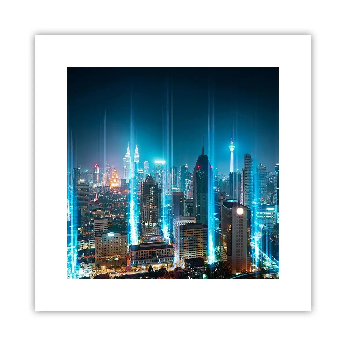 Poster - Op z'n Berlijns naar de hemel - 30x30 cm