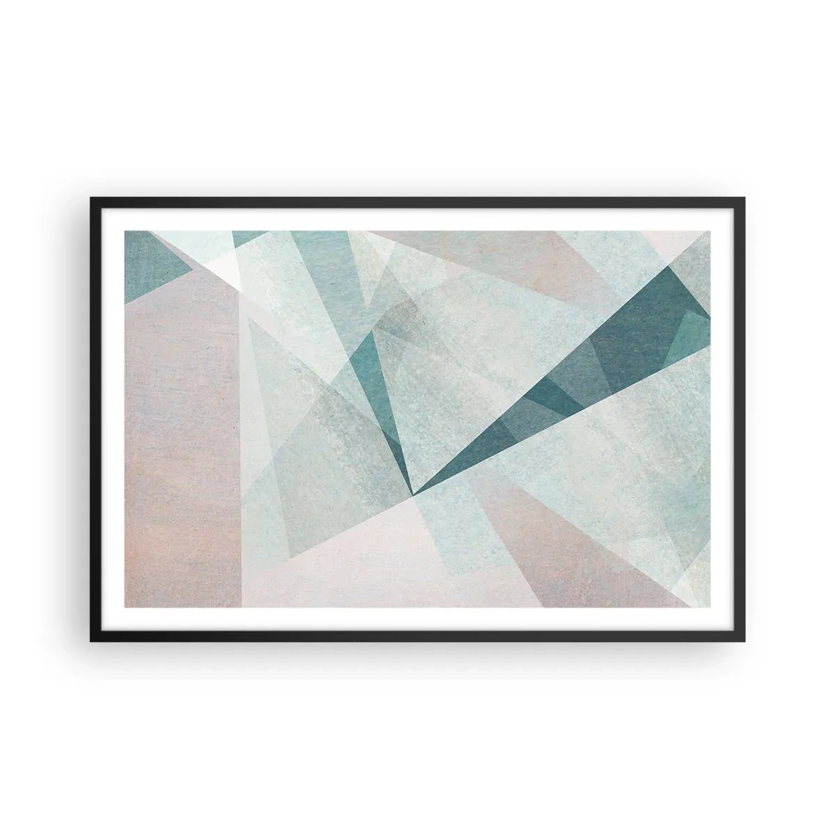 Poster in een zwarte lijst - Makkelijk maar dynamisch - 91x61 cm