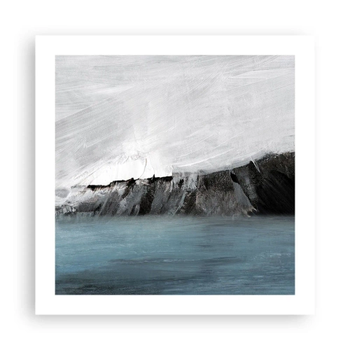 Poster - Water – aarde: botsing der elementen - 50x50 cm
