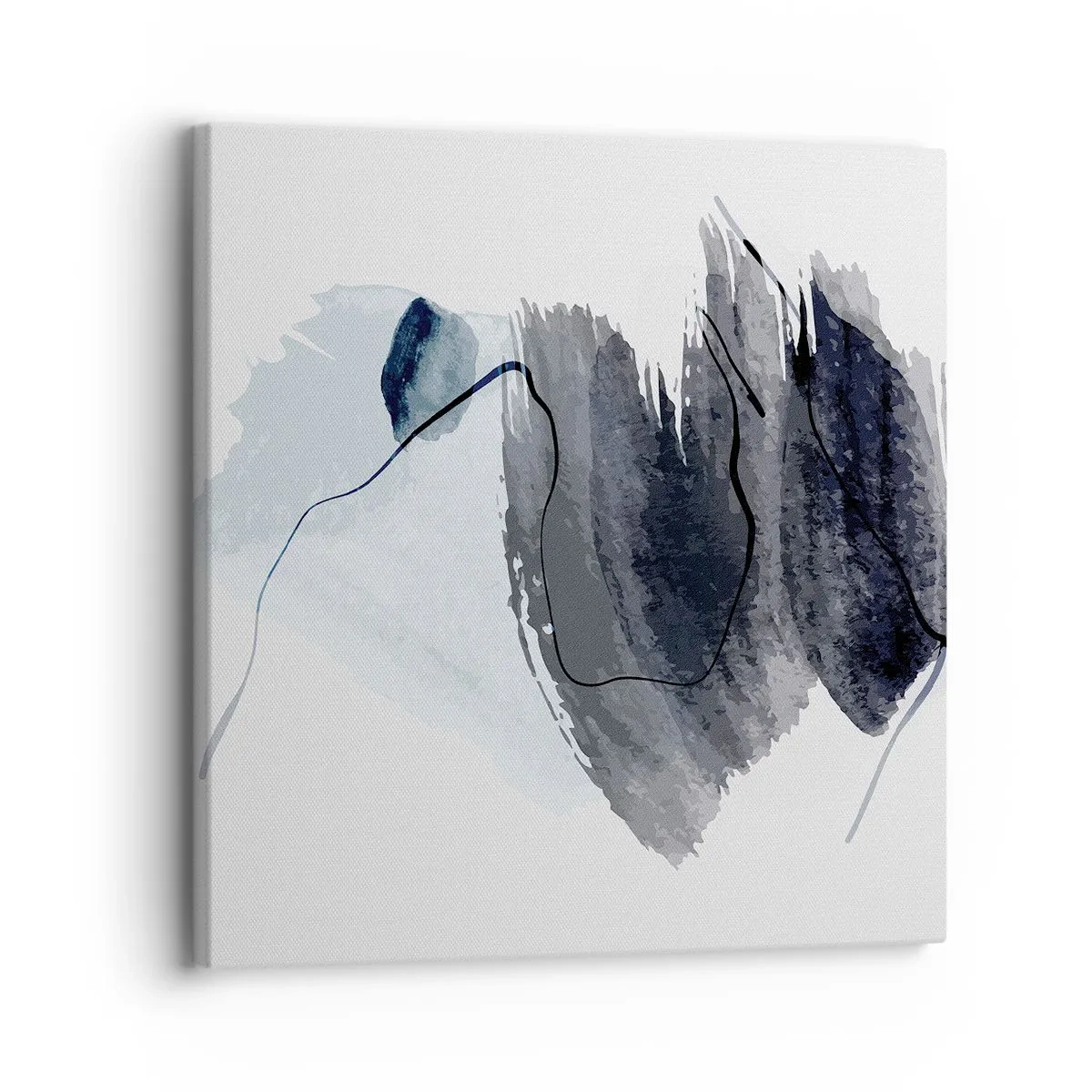 Schilderen op canvas - Intensiteit en beweging - 30x30 cm