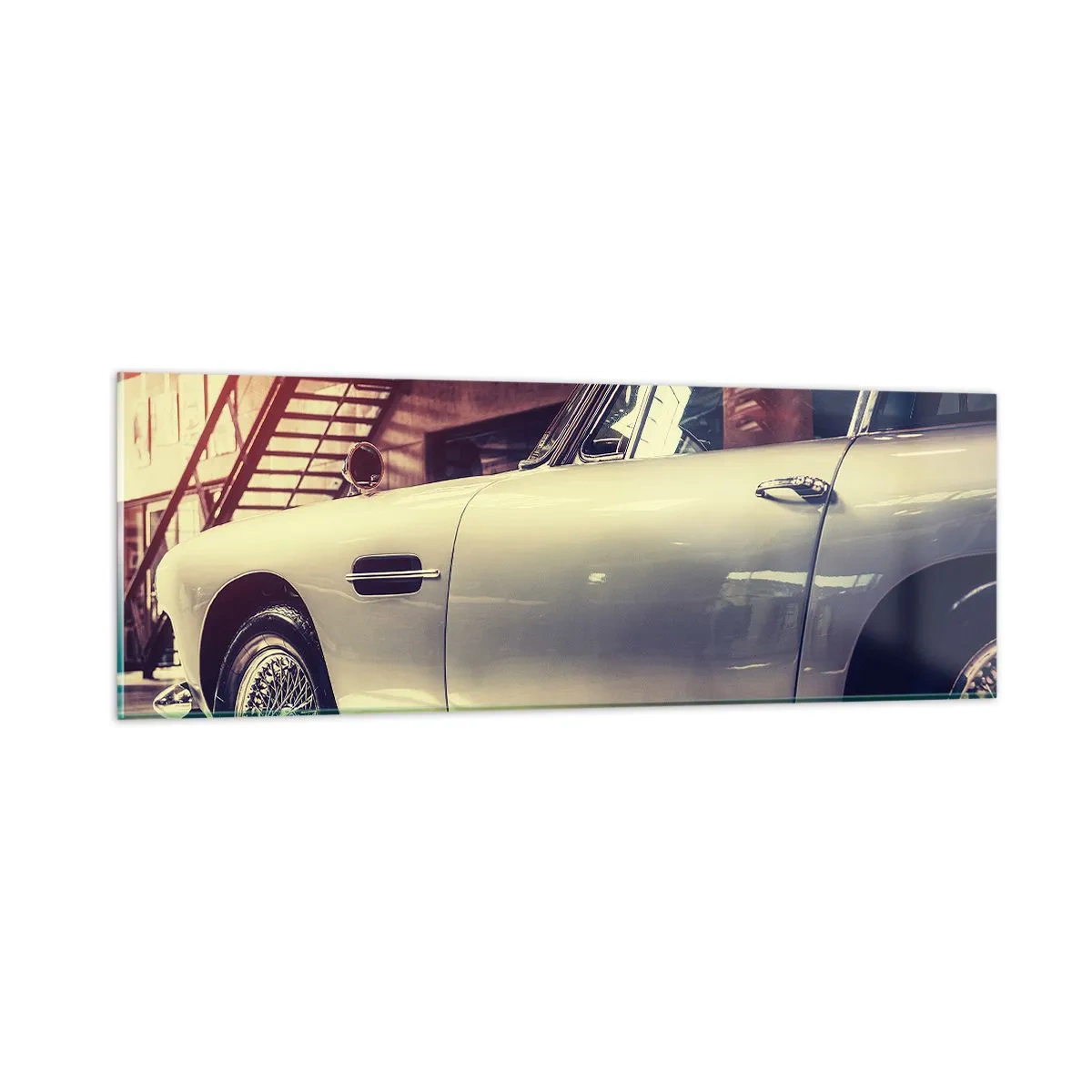 Schilderen op glas - De klassiekers worden niet oud - 90x30 cm