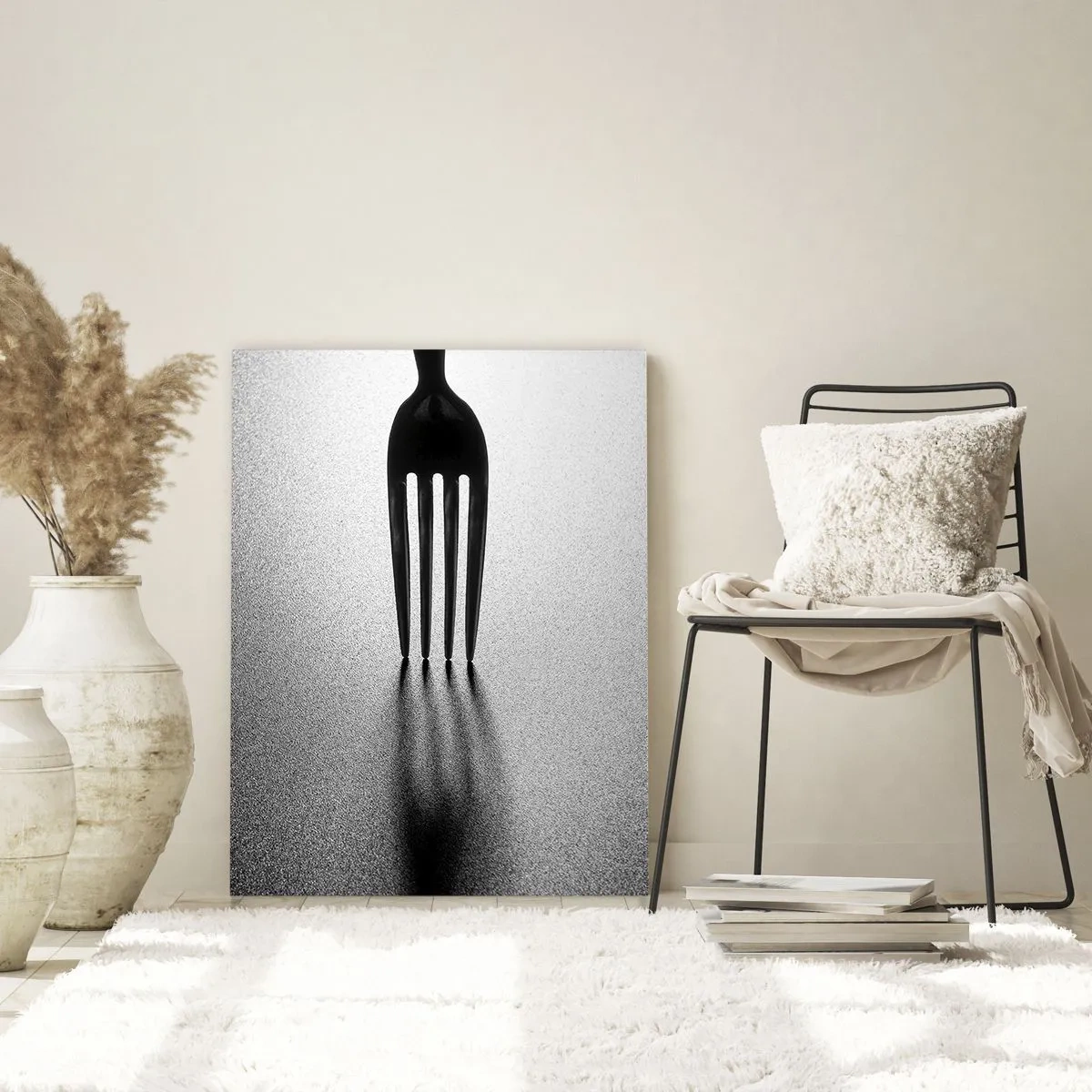 Schilderen op glas - Licht en schaduw - 70x100 cm