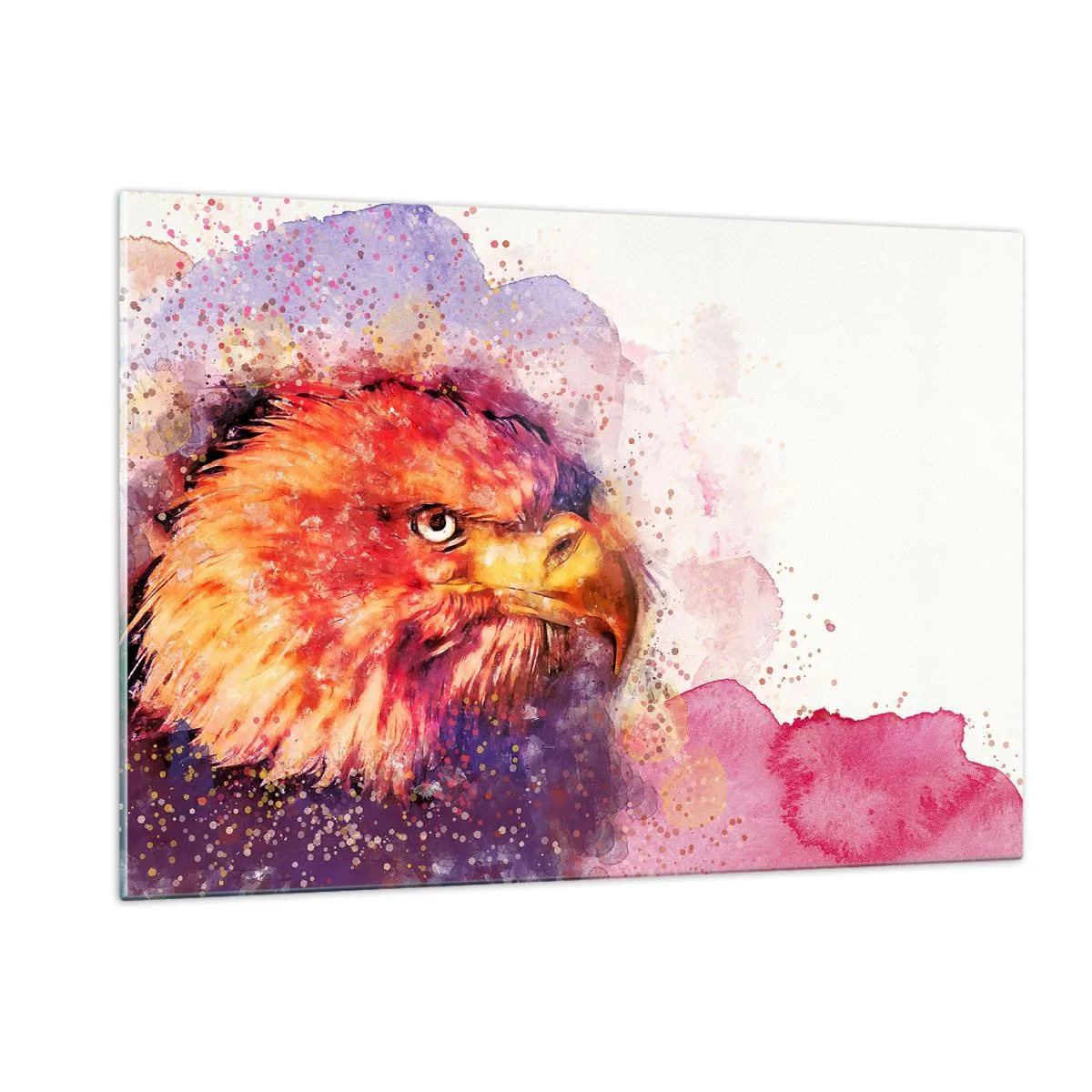 Schilderen op glas - Je wilt niet weten wat ik denk - 120x80 cm