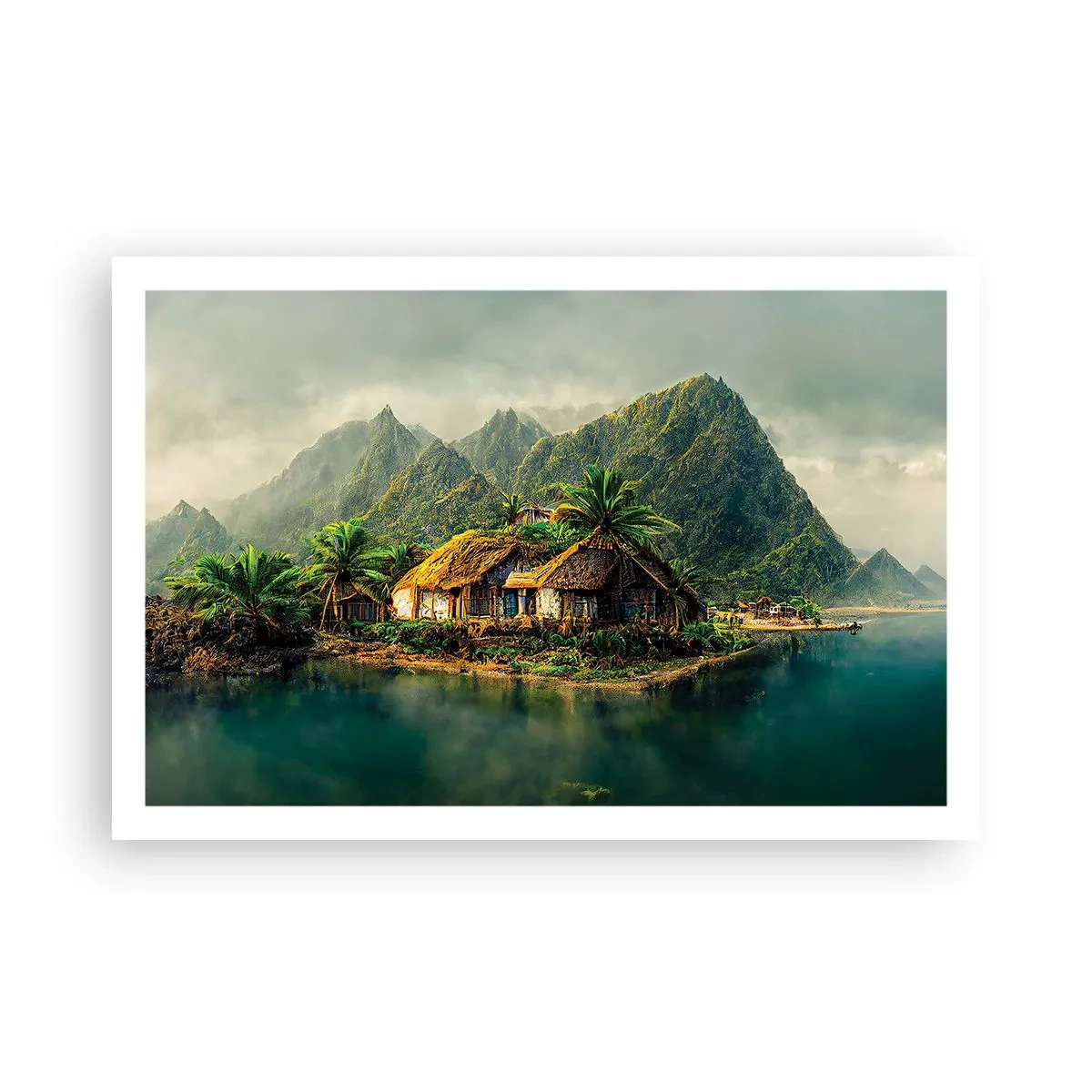 Poster - Tropisch paradijs - 91x61 cm