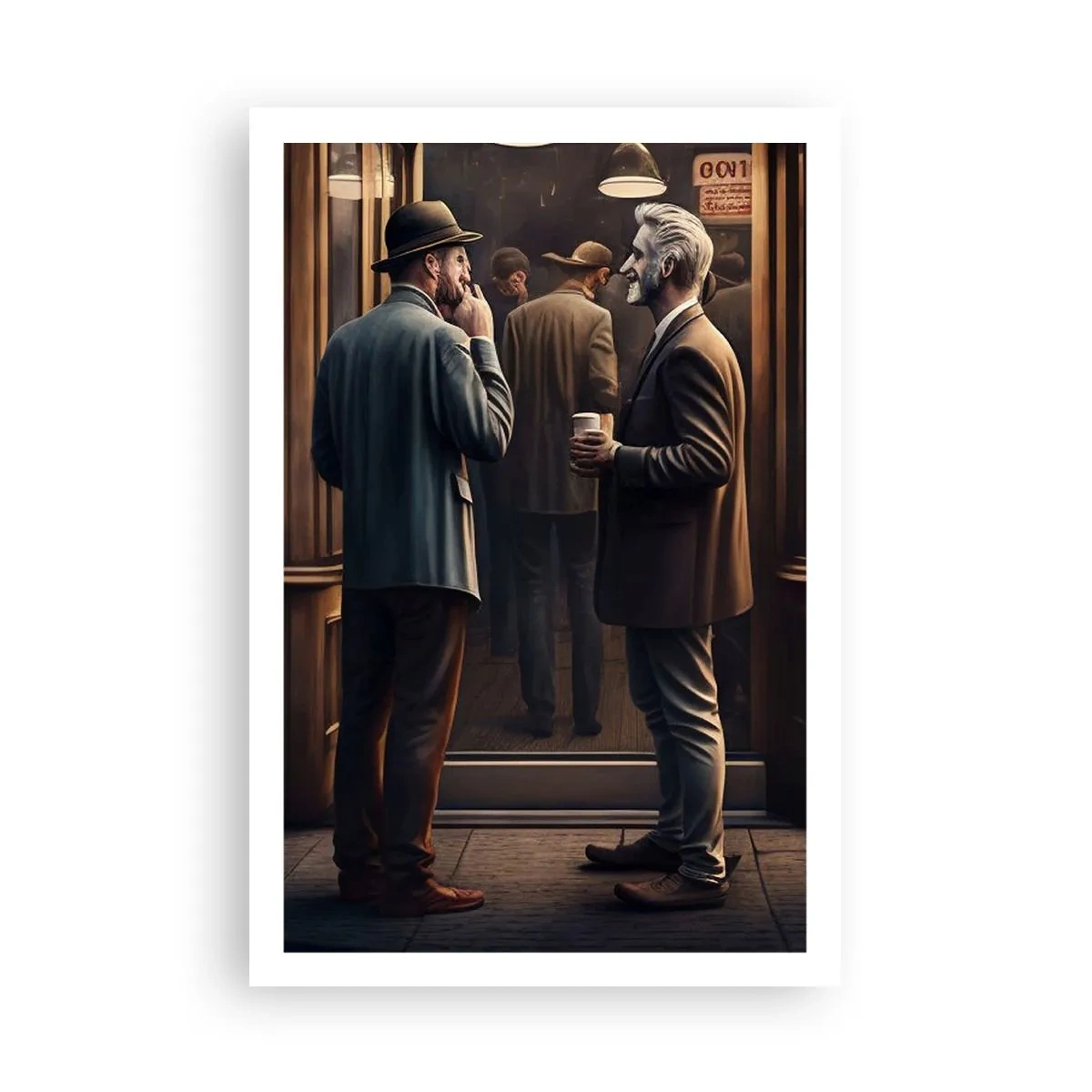 Poster - Een goed moment van de dag - 61x91 cm