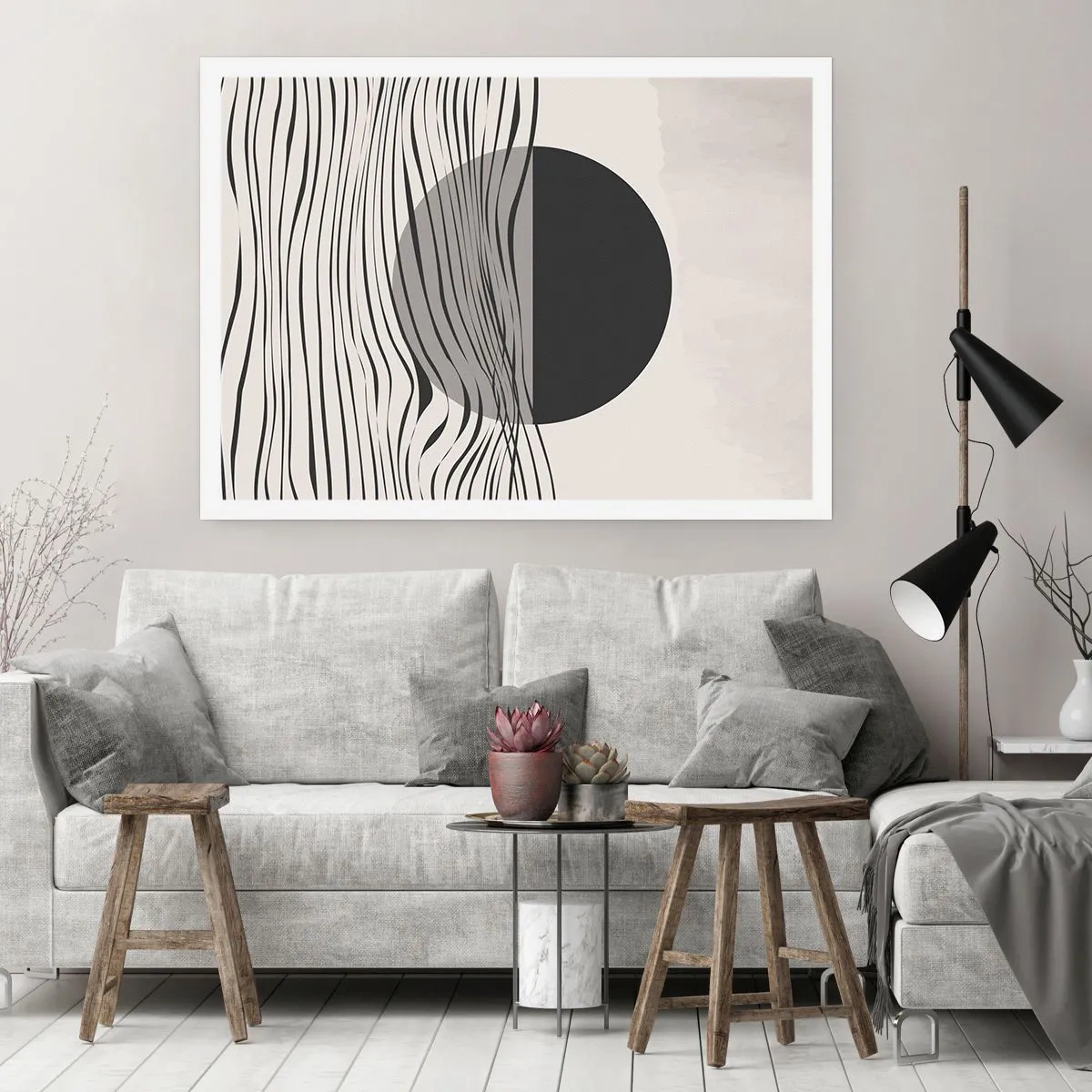 Poster - Halve compositie - 91x61 cm