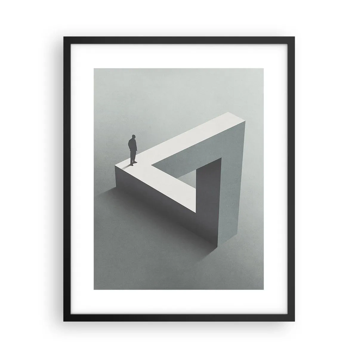 Poster in een zwarte lijst - Maar het is toch mogelijk - 40x50 cm