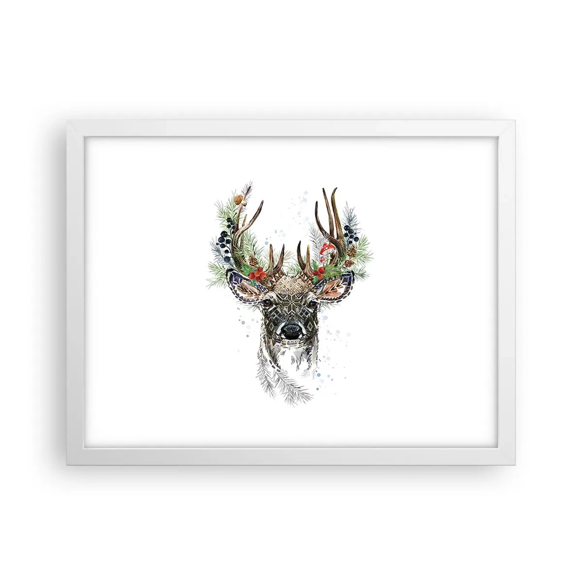 Poster in een witte lijst - In een feestelijk gewaad - 40x30 cm