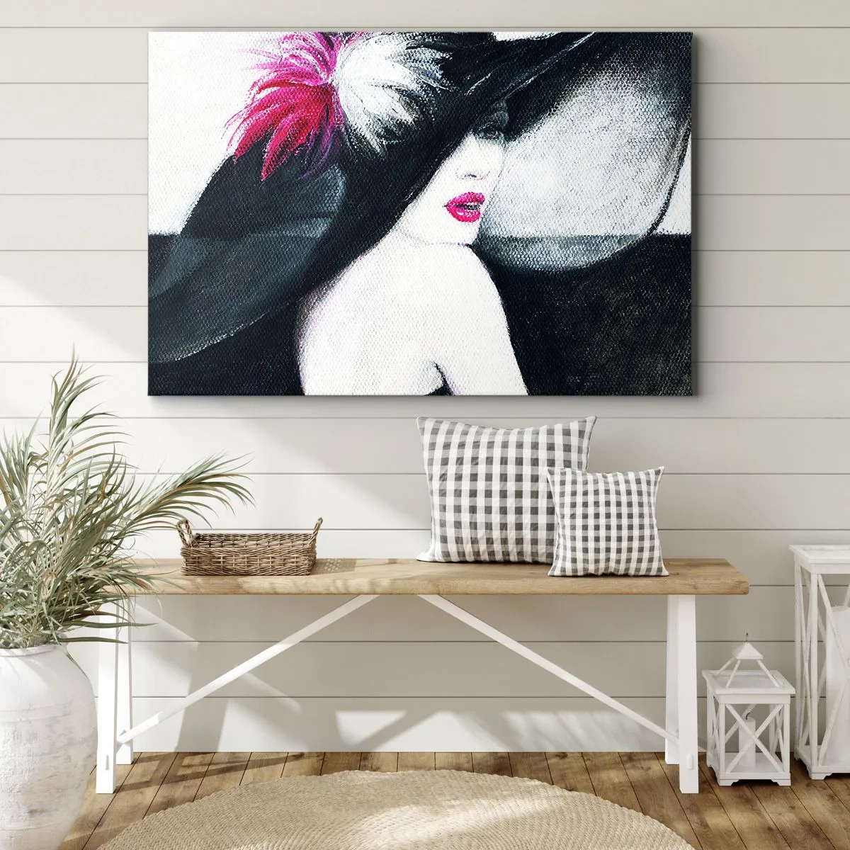 Schilderen op canvas - Altijd een geheim - 100x70 cm