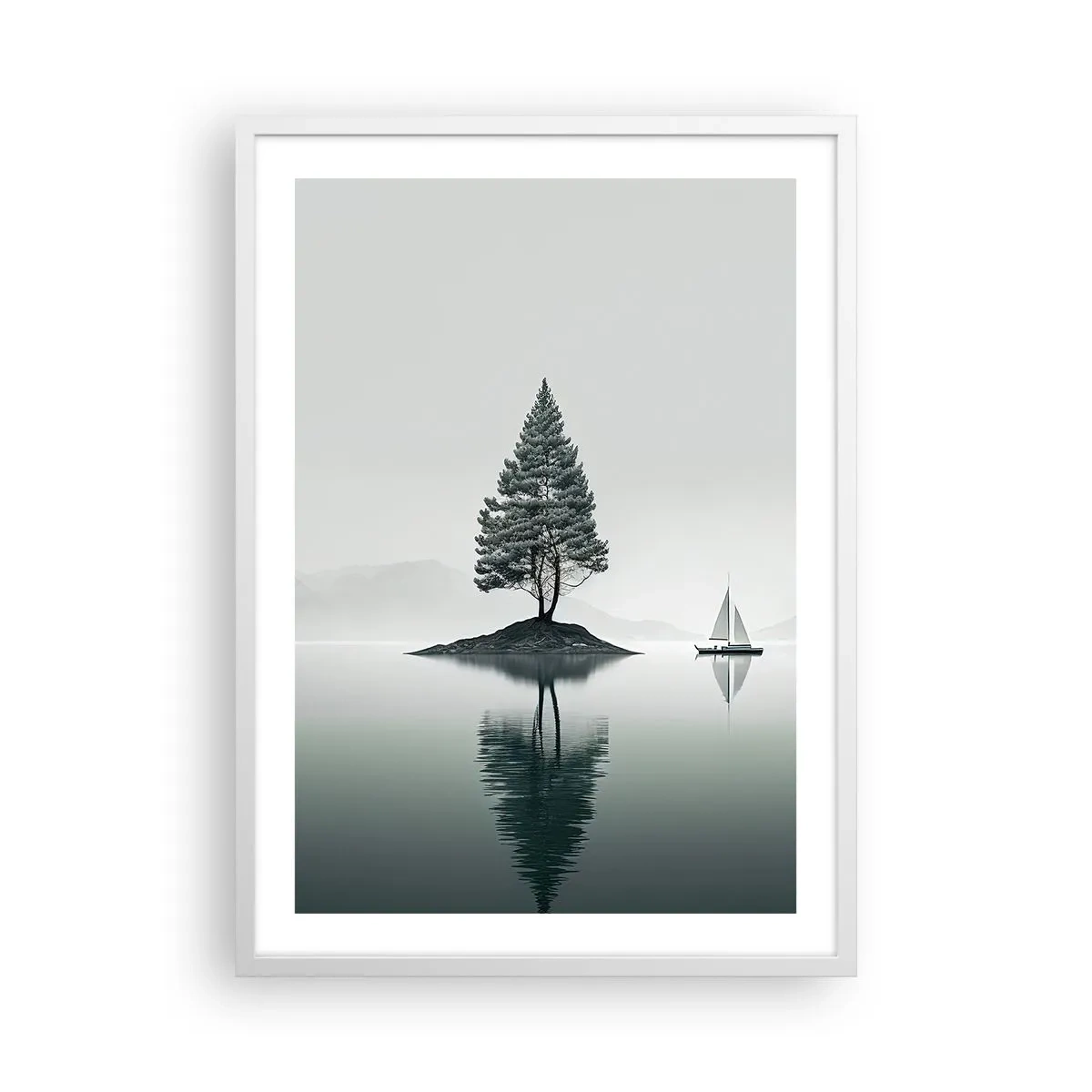 Poster in een witte lijst - Droom - 50x70 cm