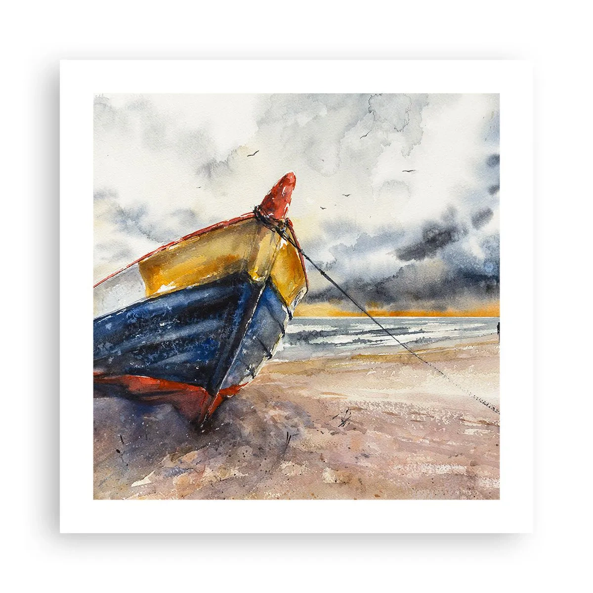 Poster - Rust aan de kust - 50x50 cm