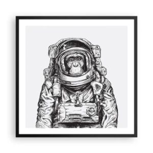 Poster in een zwarte lijst - Alternatieve evolutie - 60x60 cm