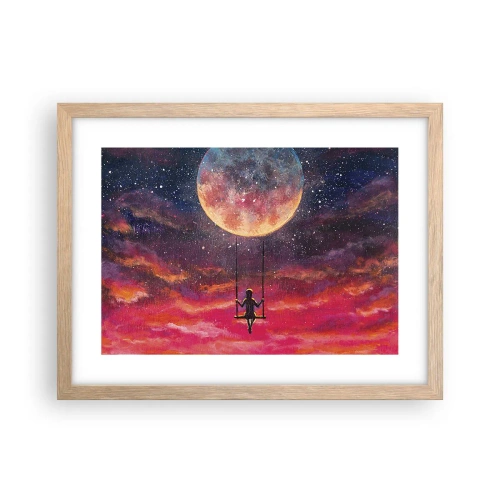 Een poster in een licht eiken lijst - Droom - 40x30 cm