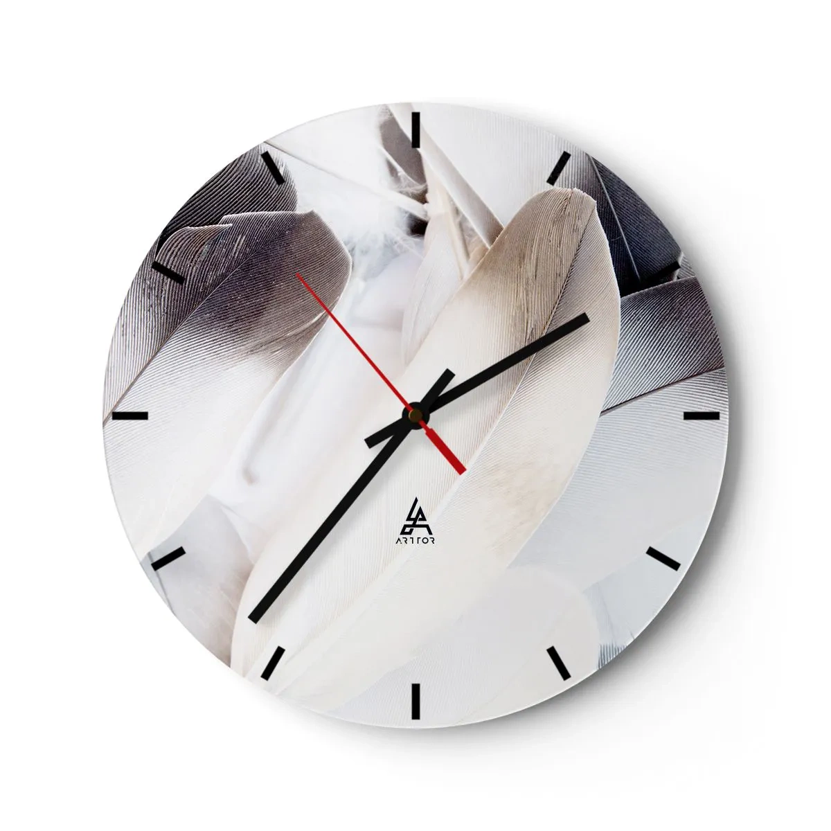 Wandklok - Klok - Bijna engelachtig - 30x30 cm