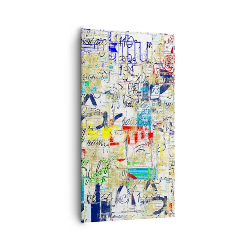 Schilderen op canvas - Het is gewoon een lust voor het oog - 65x120 cm