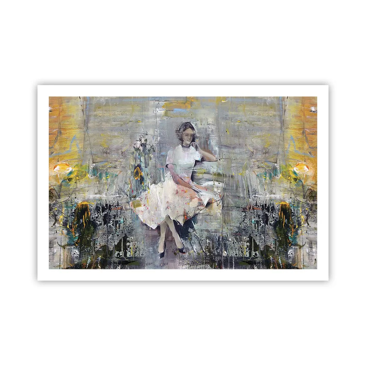 Poster - Klassiek en modern - 91x61 cm