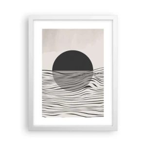 Poster in een witte lijst - Halve compositie - 30x40 cm