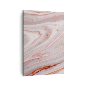 Schilderen op canvas - Roze vloeistof - 70x100 cm