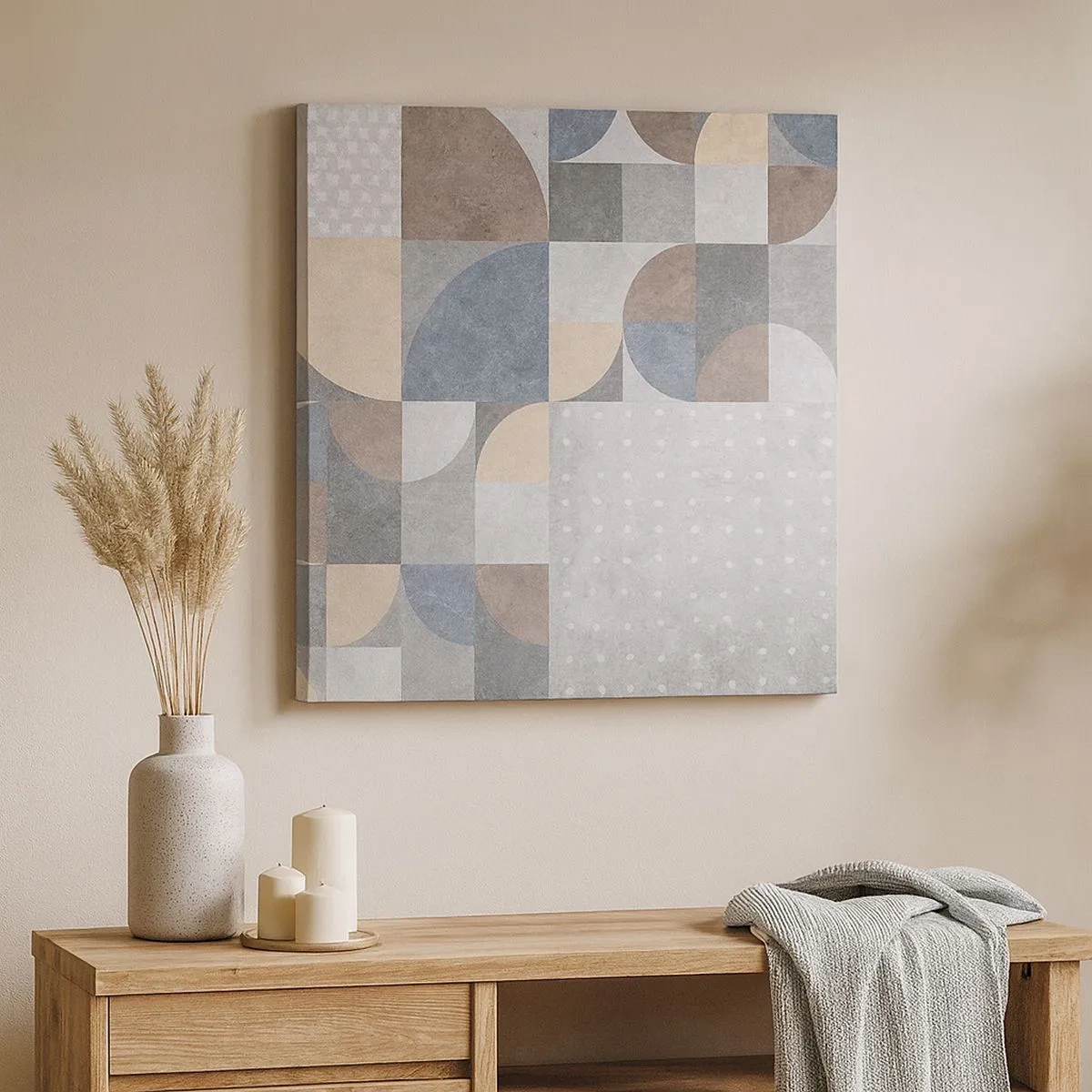 Schilderen op canvas - Keramische fantasie - 30x30 cm