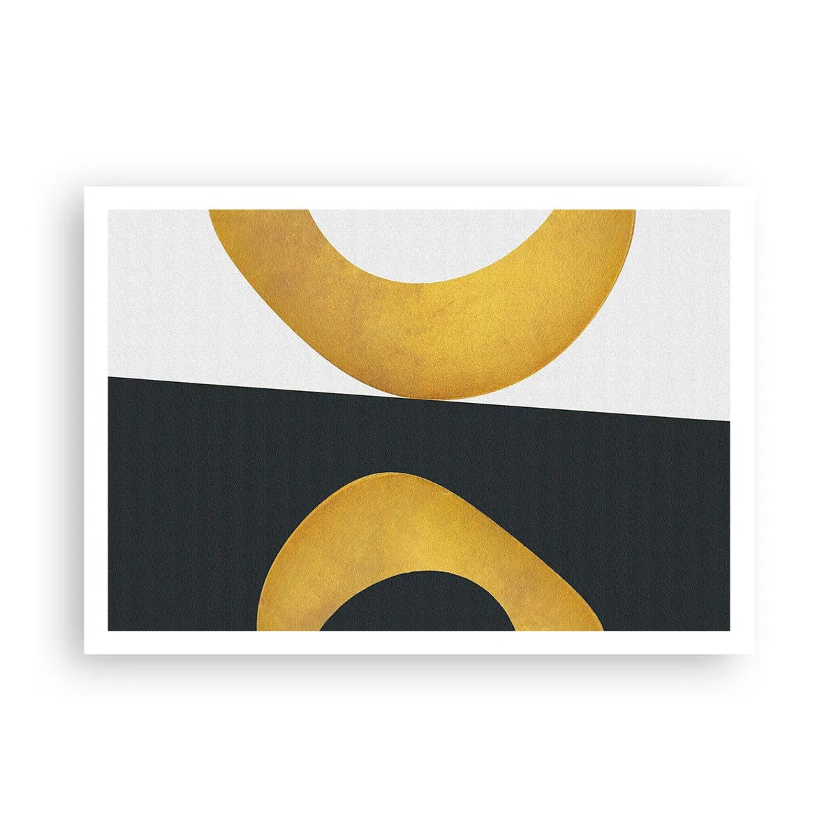 Poster - Ten eerste: goud - 100x70 cm