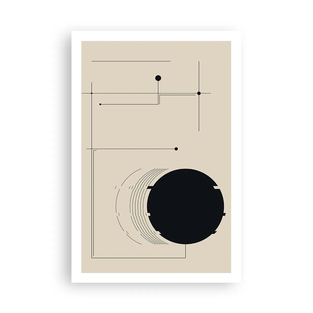 Poster - Een flexibele en dynamische compositie - 61x91 cm