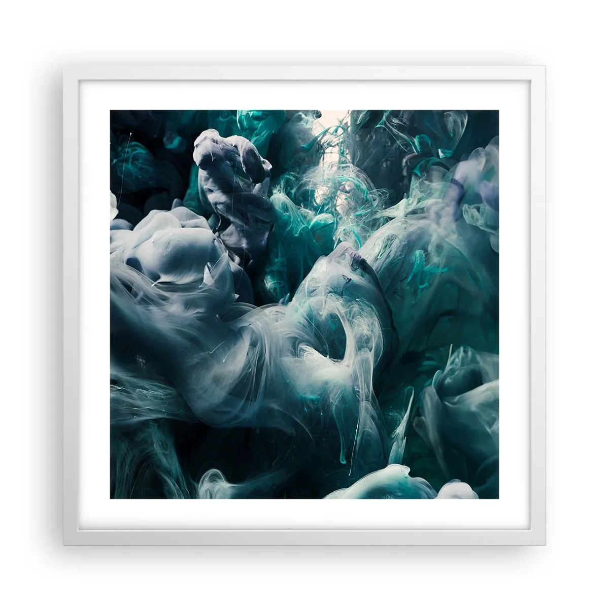 Poster in een witte lijst - De nobele kilheid van steen - 50x50 cm