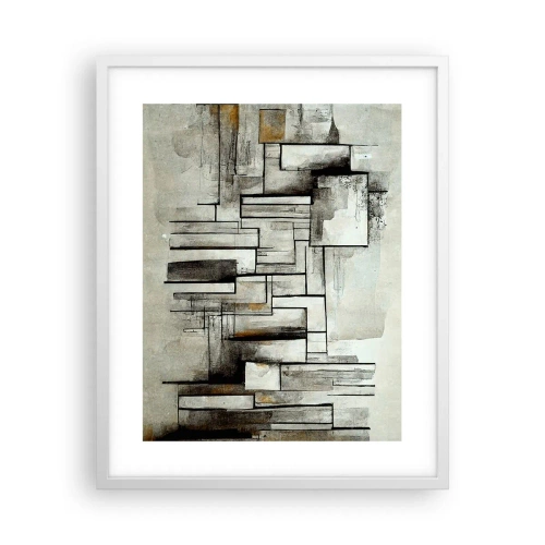 Poster in een witte lijst - De kracht van eenvoud - 40x50 cm