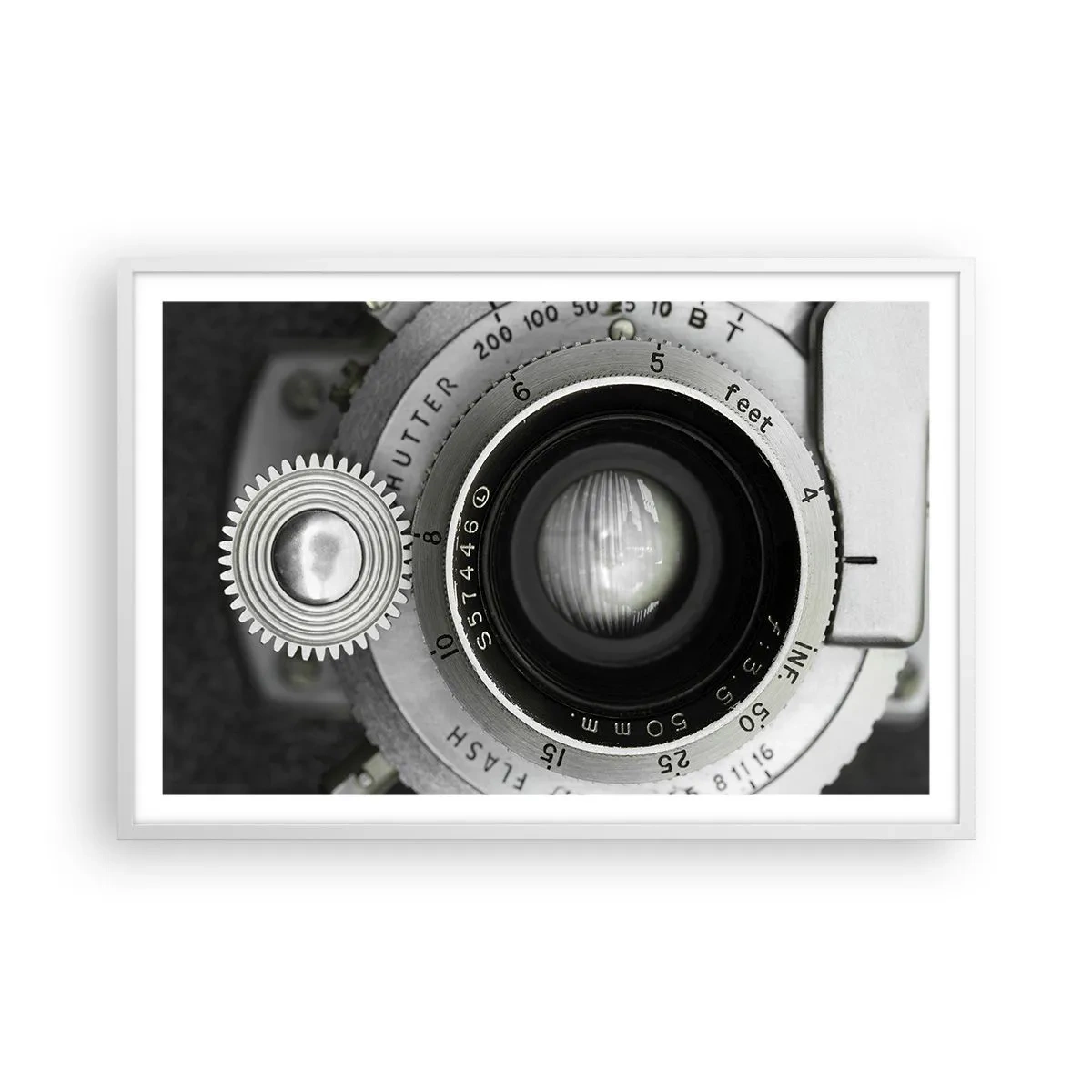 Poster in een witte lijst - Een verhaal over Hollywood - 91x61 cm