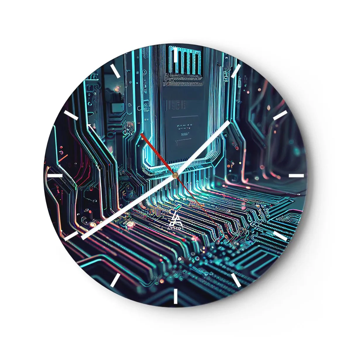 Wandklok - Klok - Ik ben aan het denken… - 30x30 cm