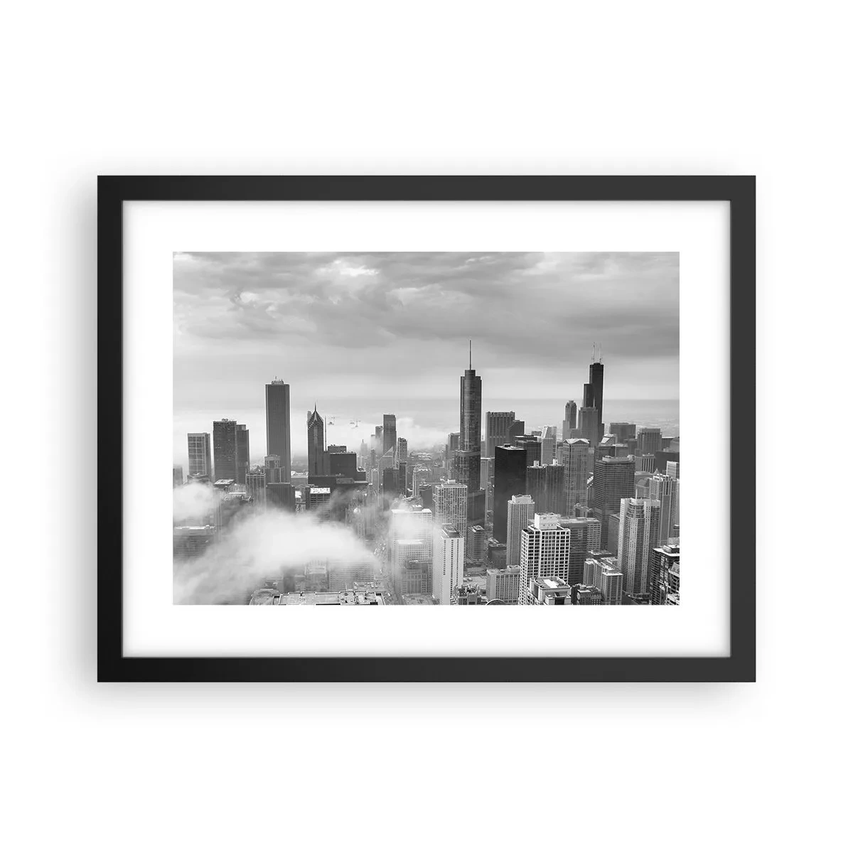 Poster in een zwarte lijst - Amerikaans landschap - 40x30 cm