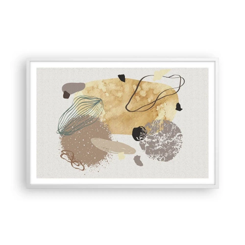 Poster in een witte lijst - Toegepaste plumcologie - 91x61 cm