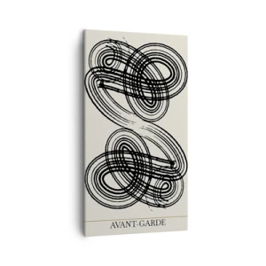 Schilderen op canvas - Het kwam er spontaan uit - 45x80 cm