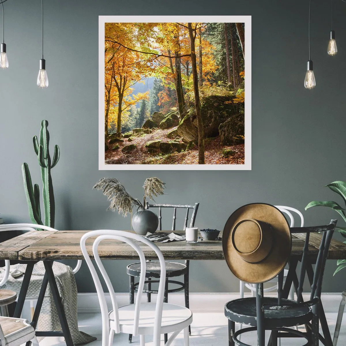 Poster - Tijd om te ontspannen - 40x40 cm