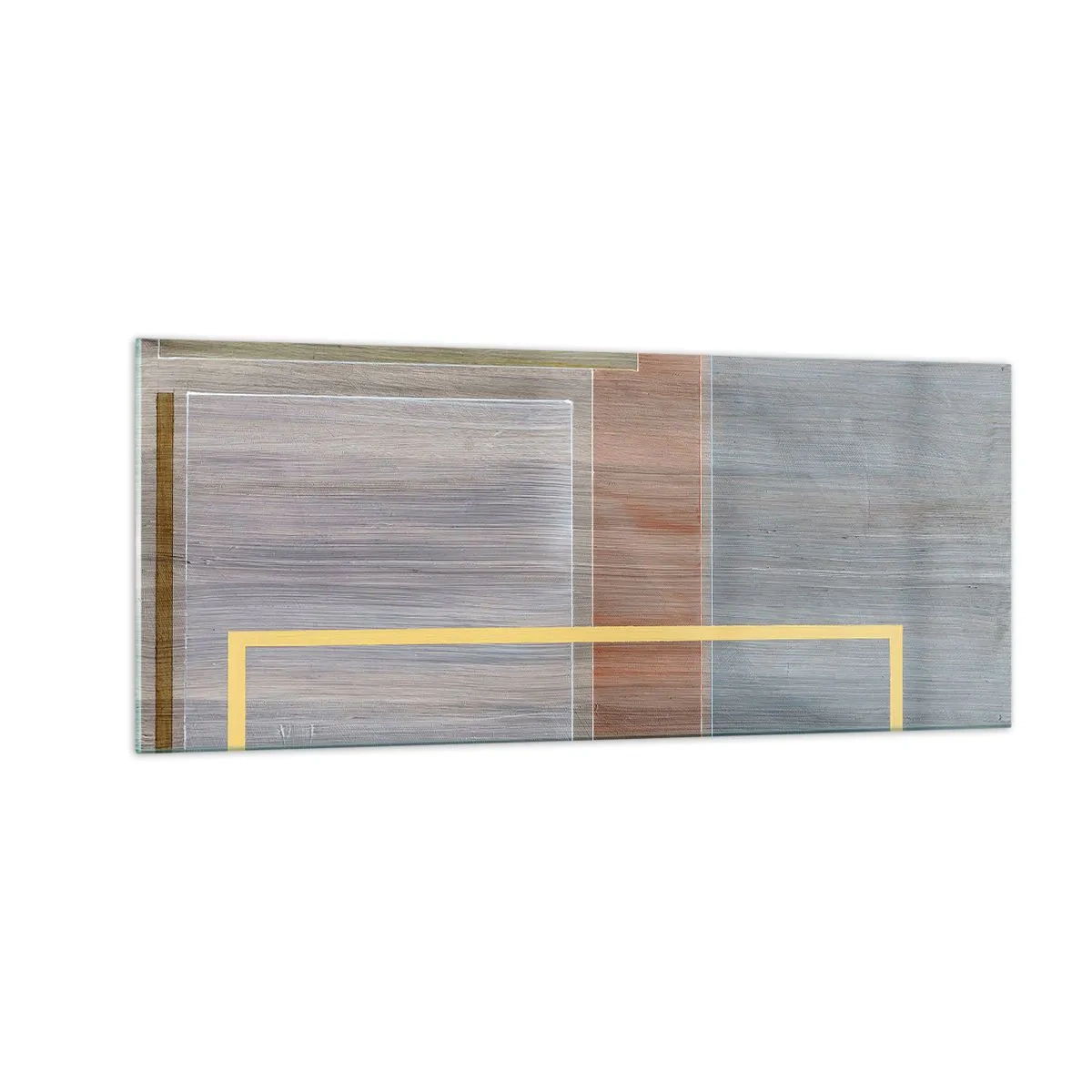 Schilderen op glas - Eenvoudig en rustig - 100x40 cm