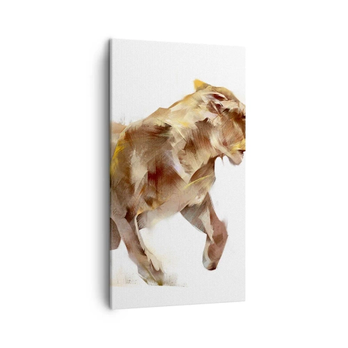 Schilderen op canvas - Wilde gratie - 45x80 cm