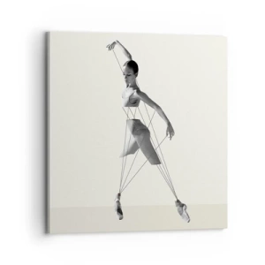 Schilderen op canvas - In het theater van de wereld - 70x70 cm