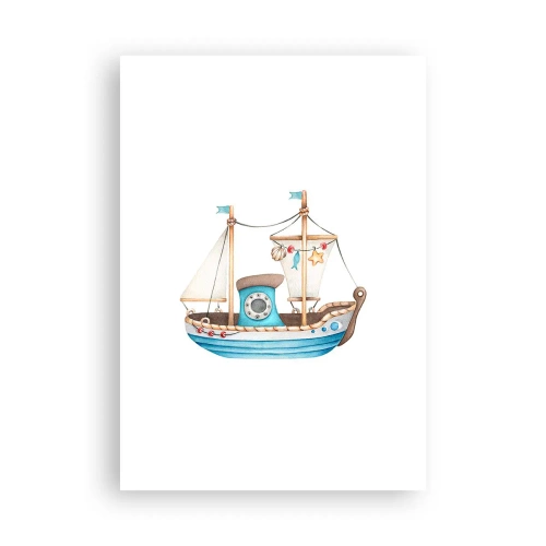 Poster - Ahoi, avontuur! - 70x100 cm