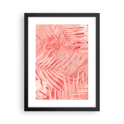 Poster in een zwarte lijst - Roze concept - 30x40 cm