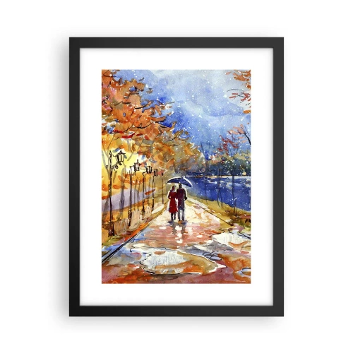 Poster in een zwarte lijst - Samen tot de grens van de tijd - 30x40 cm