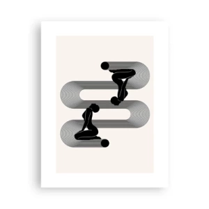 Poster - Sensuele symmetrie - 30x40 cm
