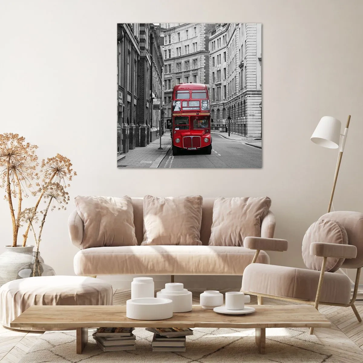 Schilderen op canvas - Het dagelijkse leven hoeft niet grijs te zijn - 40x40 cm