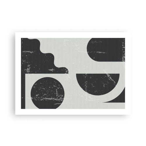 Poster - Compositie boven en onder - 70x50 cm