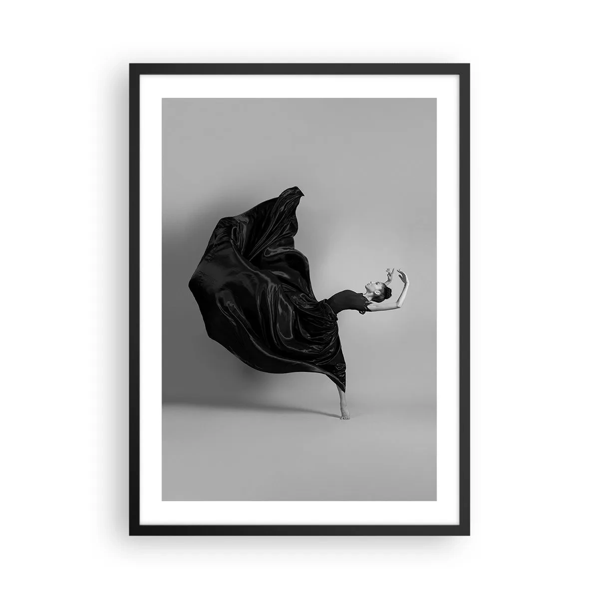 Poster in een zwarte lijst - Gevleugeld door muziek - 50x70 cm