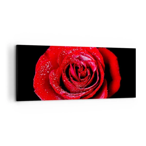 Schilderen op canvas - Dit is liefde - 100x40 cm