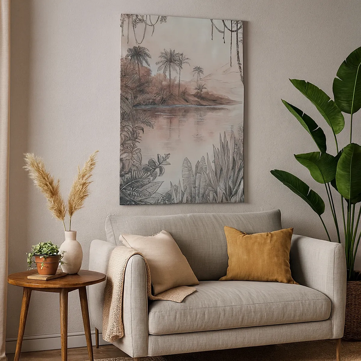 Schilderen op canvas - Een 19e-eeuws ontdekkingsdagboek - 50x70 cm