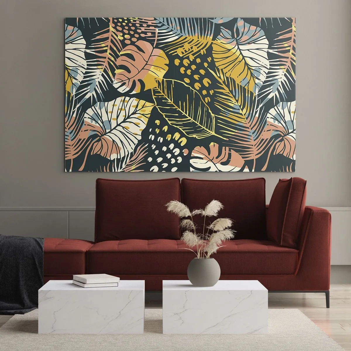 Schilderen op glas - Lommerrijke fantasie - 100x70 cm